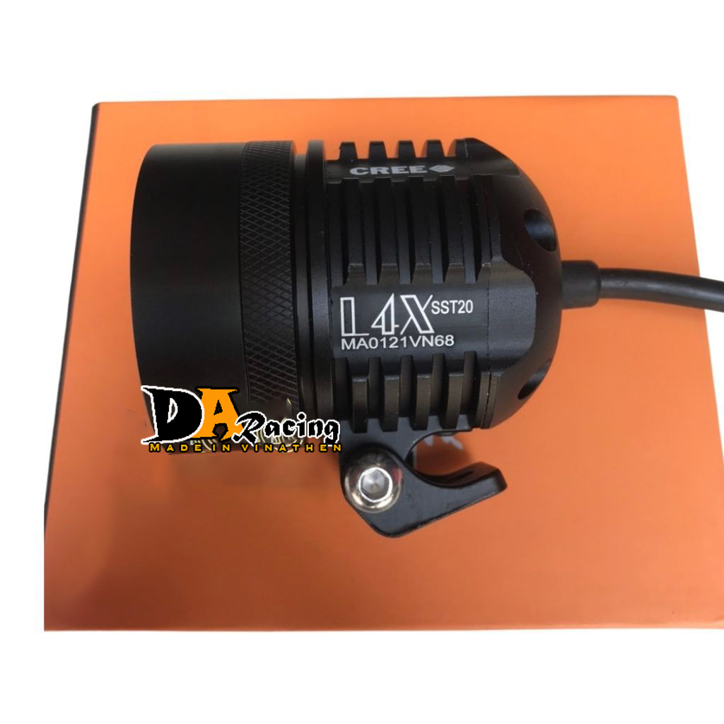 ĐÈN TRỢ SÁNG L4X  KÍNH ÁNH TÍM  CHÍP LED SST20 (BH12 THÁNG - SIÊU SÁNG - CHỐNG NƯỚC IP68)