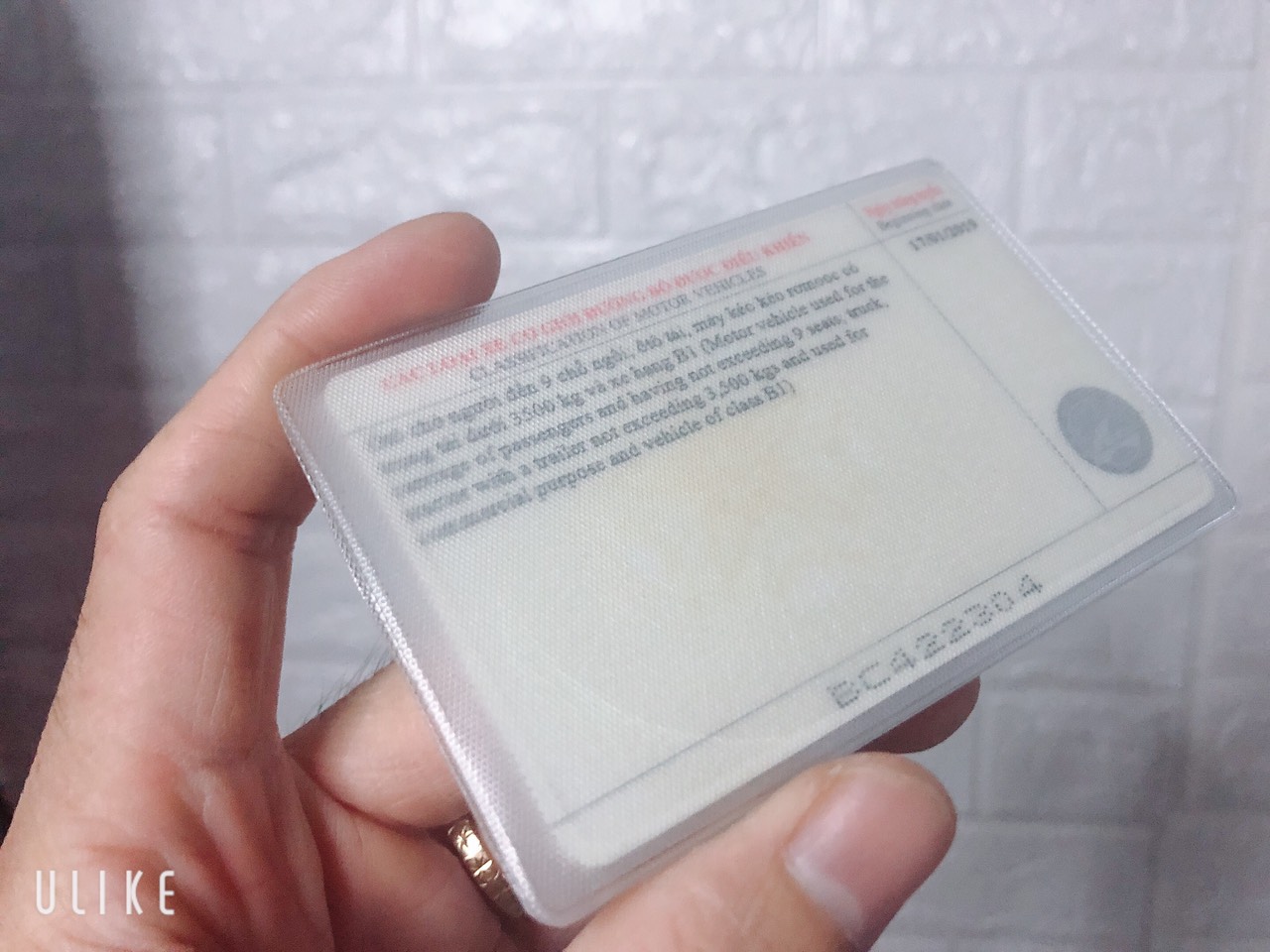 Túi Đựng Card Visit, thẻ Atm, CCCD (Trong Suốt)