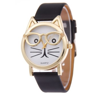 %E3%80%90Special%20offer%E3%80%91Relogio%20Feminino%202018%20Fashion%20Clock%20Cute%20Cartton%20Glasses%20Cat%20Analog%20Quartz%20Dial%20Wrist%20Ladies%20Watch%20Women's%20Watches%20Montre%20Femme%20-%20Image%204