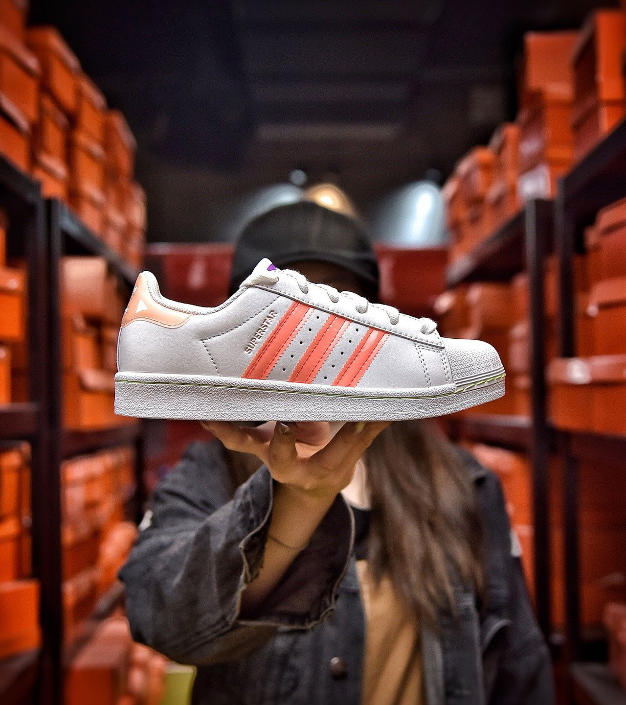 orange shell toe adidas