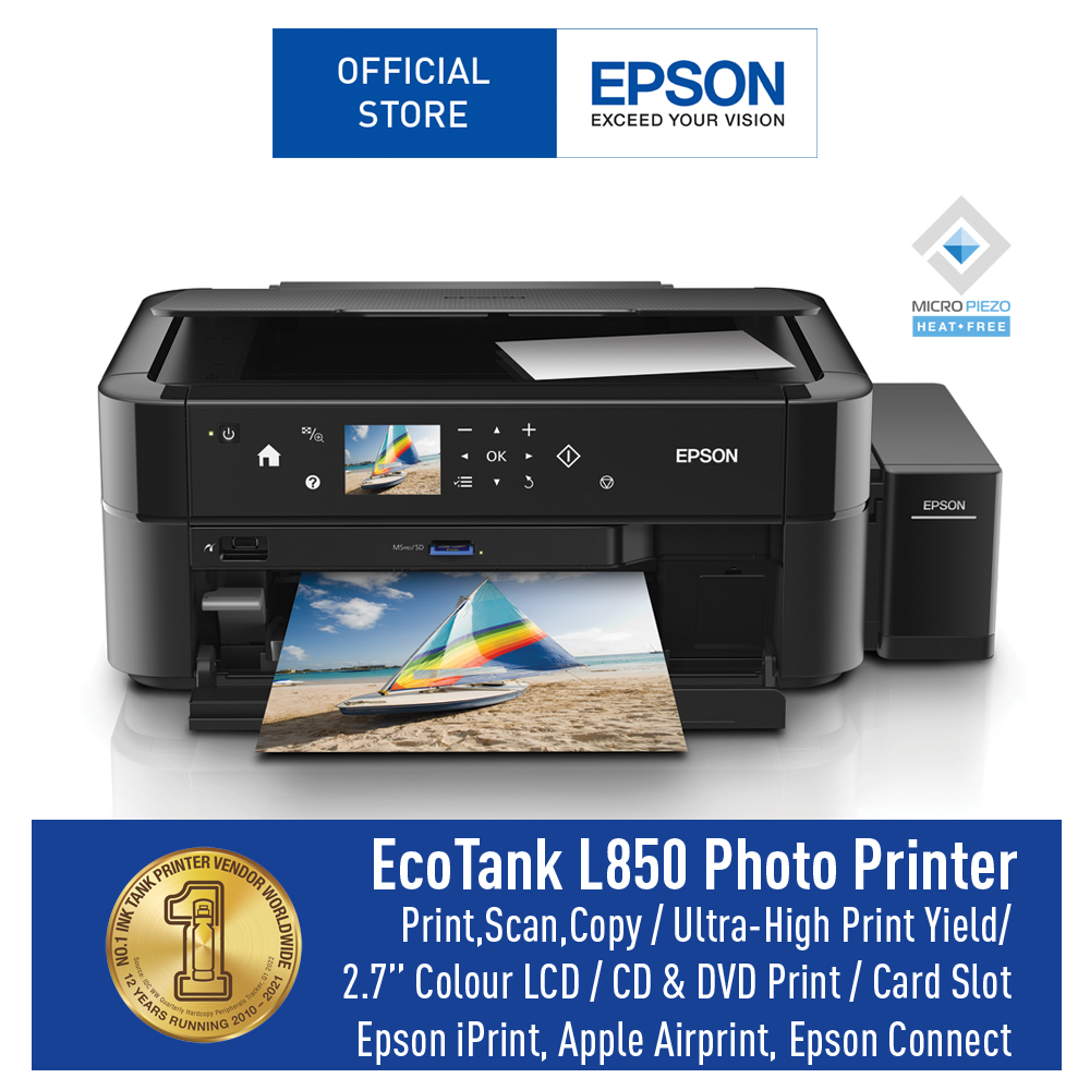 Epson EcoTank L850 A4 Multi-Function 6 