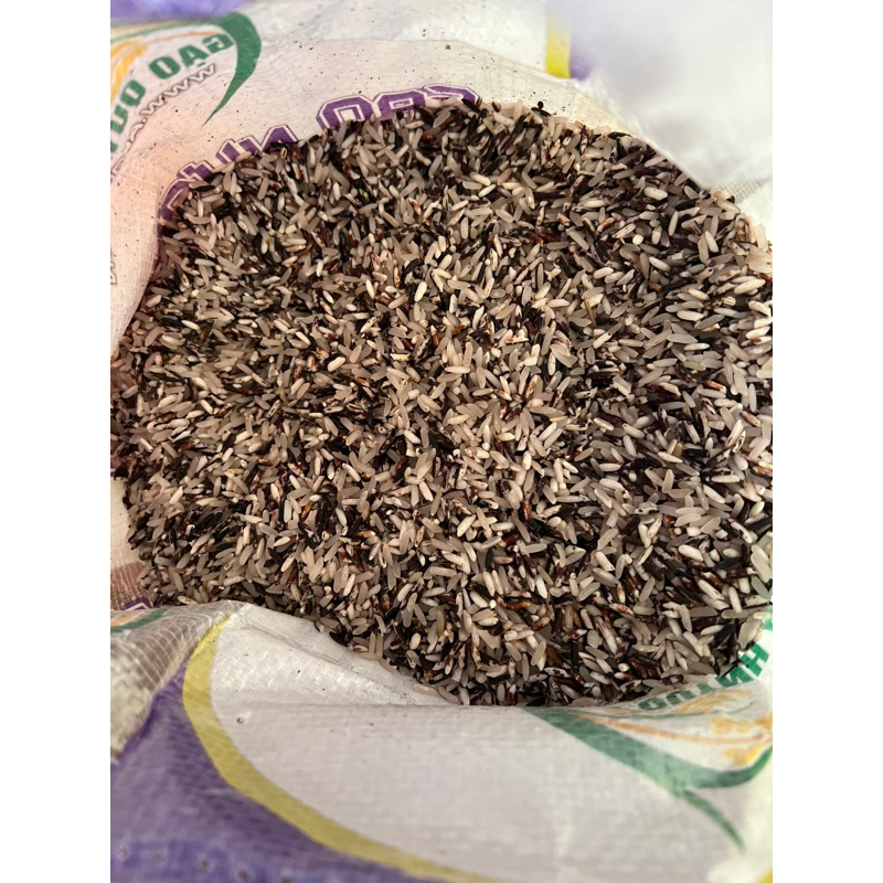 Gạo nương Tím Tây Bắc Mù Cang Chải lᴏại 1 dẻo Thơm không chất bảo quản, Đặc sản gạo dẻo thơm Gạo Tím
