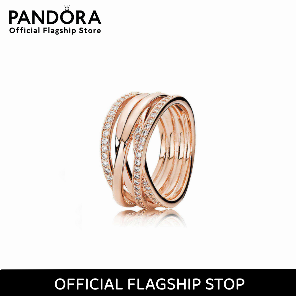 Entwined on sale ring pandora