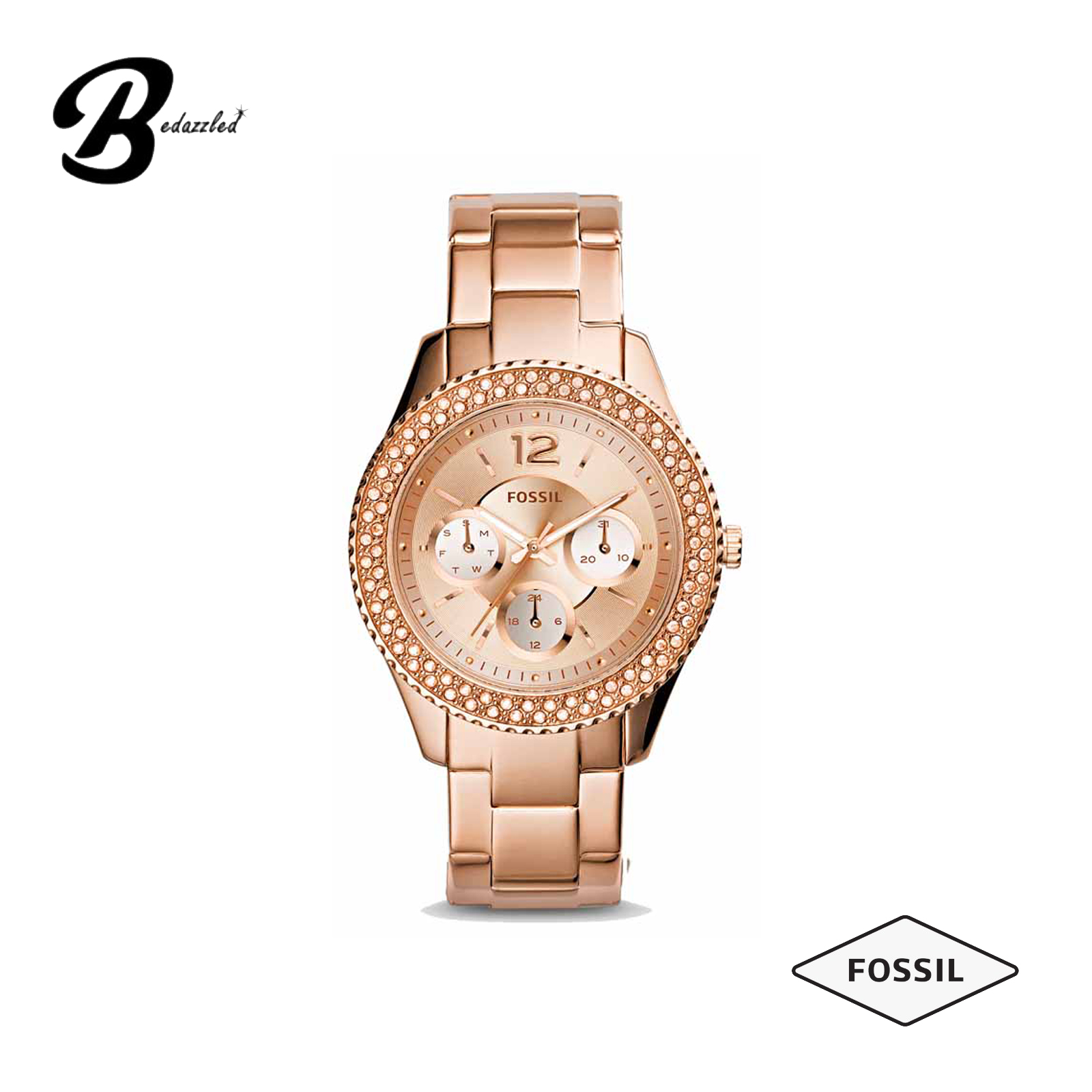FOSSIL STELLA MULTIFUNCTION ROSE-TONE 