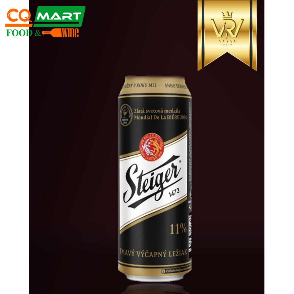 Bia Đen Steiger 4,5% Lon 500ml