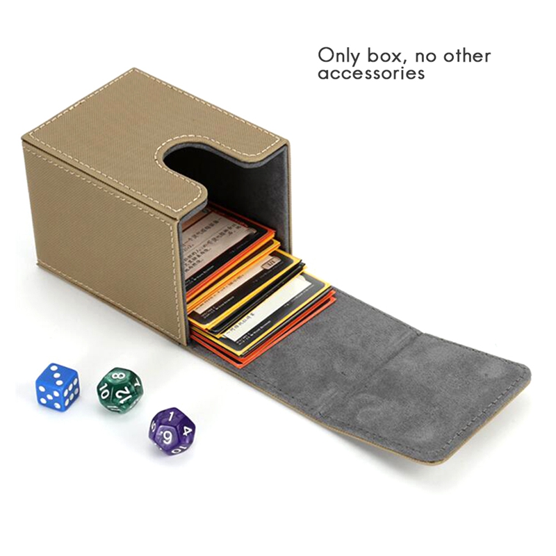 Card Case Deck Box Sleeved Cards Deck Game Box for Yugioh MTG Binders: 100+