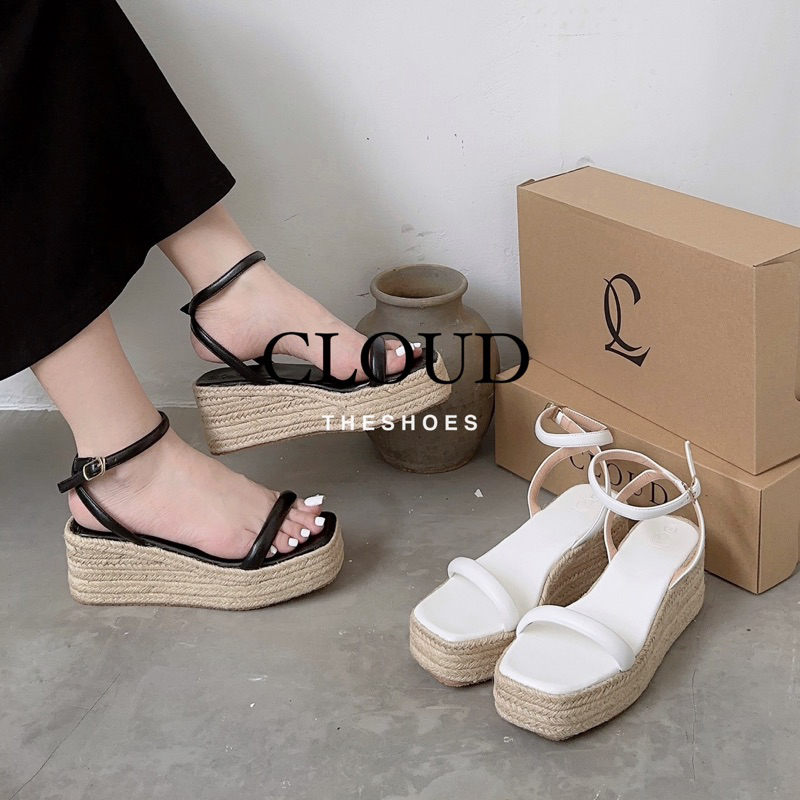 Giày sandal đế xuồng cói