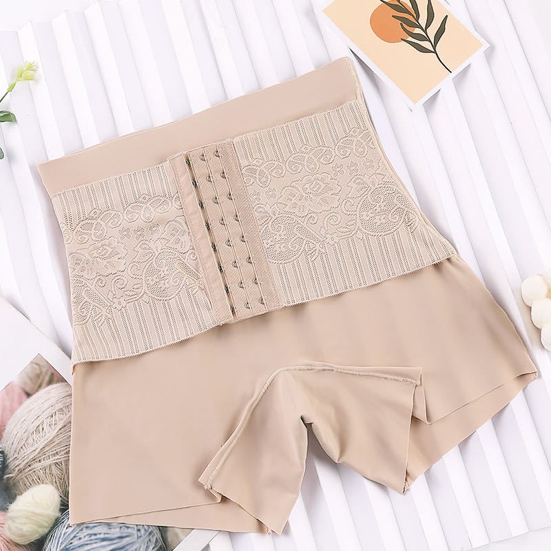 Quần gen nịt bụng su lụa móc cài trước