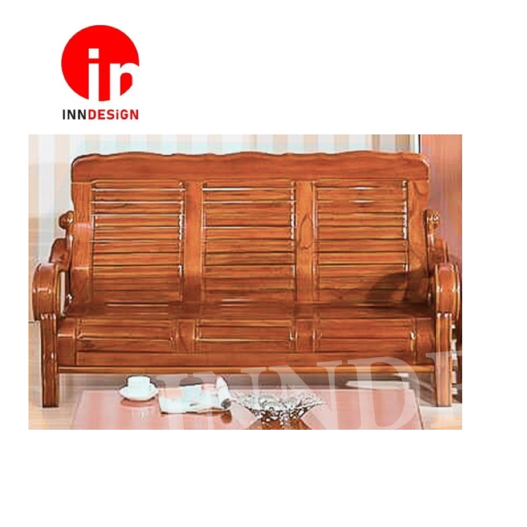 Ready Stock 3 Seaters Traditional Minimalist Chinese Style Solid Traditional Minimalist Chinese Style