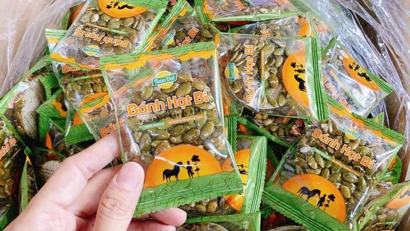 Bánh hạt bí tuấn đạt cao cấp - 100g