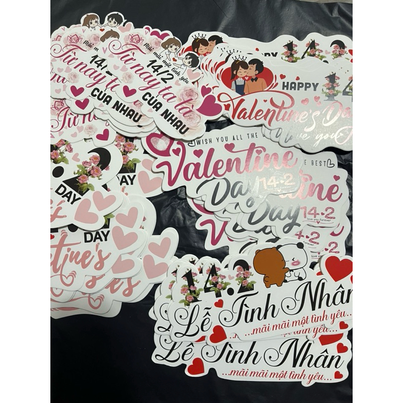 Sét 10 cái banner mừng 14/2
