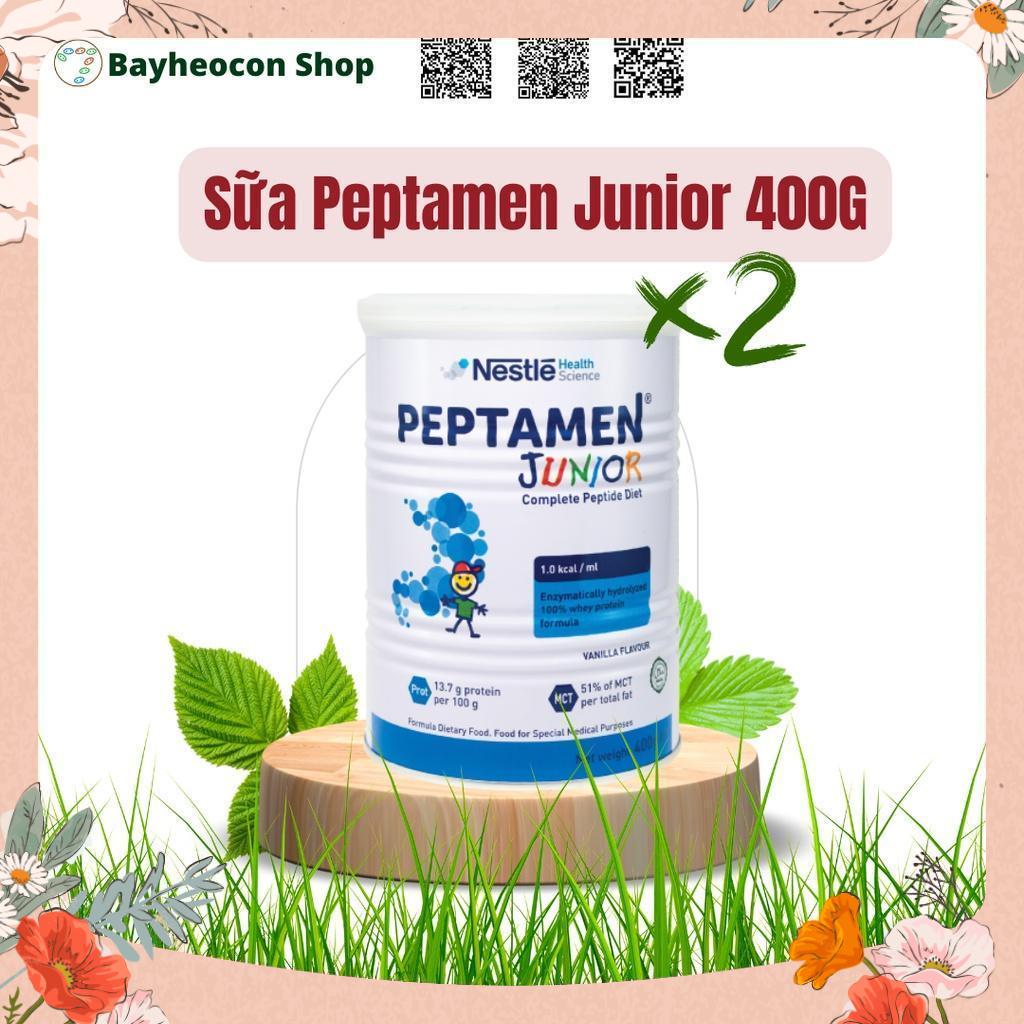 [Date 2025] Combo 02 lon Sữa Nestlé Peptamen Junior 400G