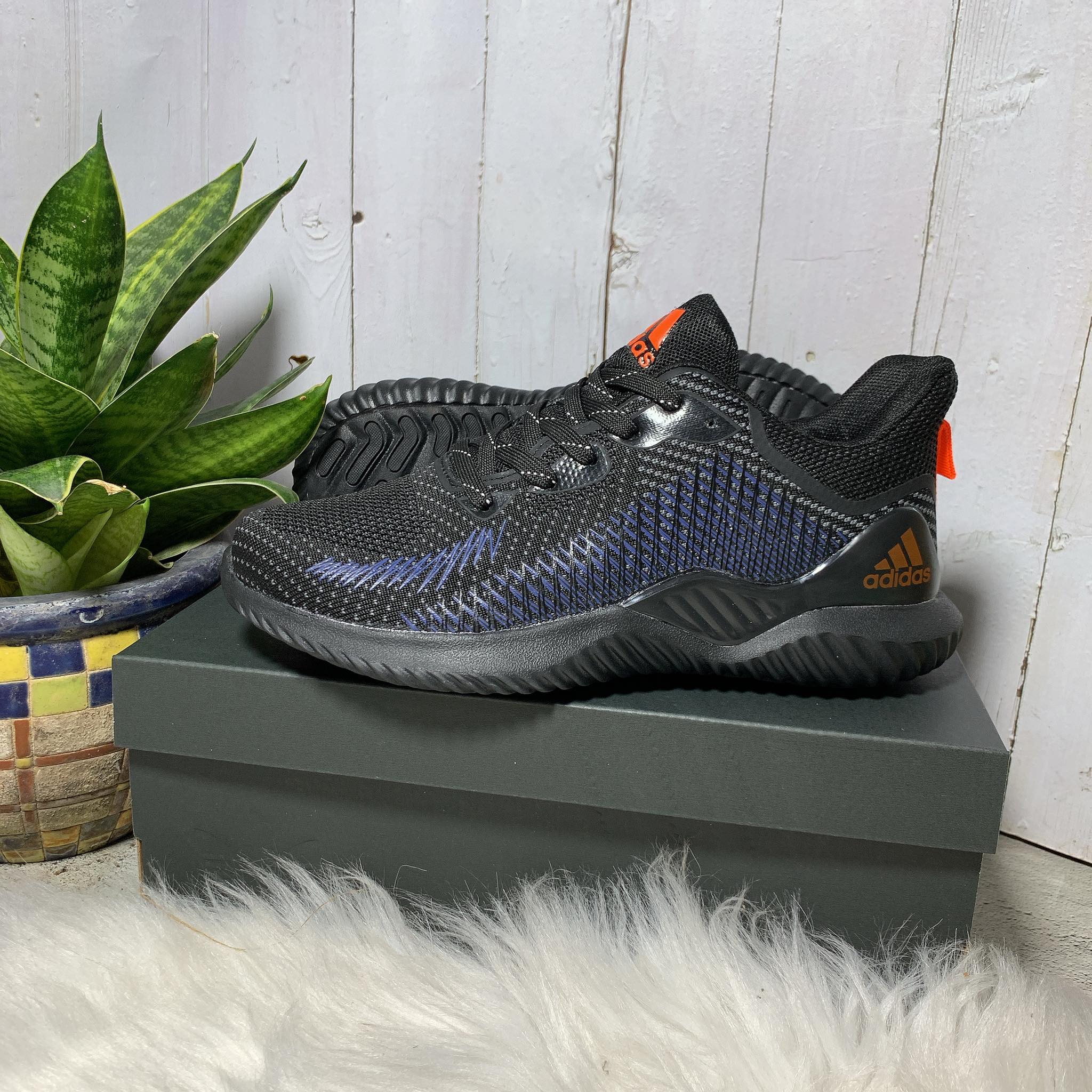 [HCM]Giày Sneaker Thể Thao AlphaBounce Đen Full Chất Lượng - Giày Đế Cao [ Tặng Box ]