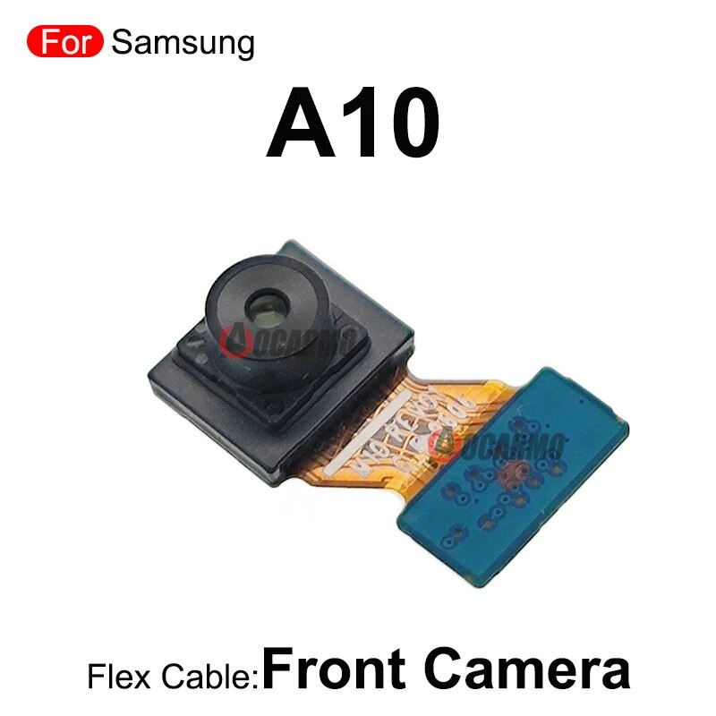 For Samsung Galaxy A10 Front Camera Back Main Rear Camera Module Flex Replacement Parts. 