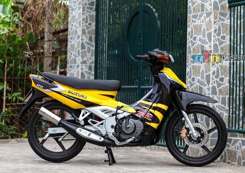 Tem rời suzuki satria 2000 vàng đen