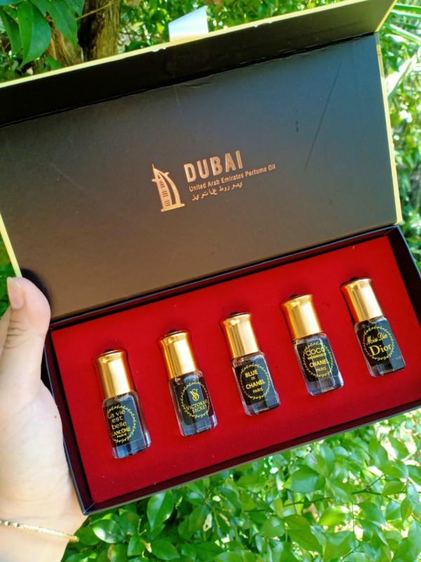 Tinh Dầu Nước Hoa Dubai Set 5 Chai