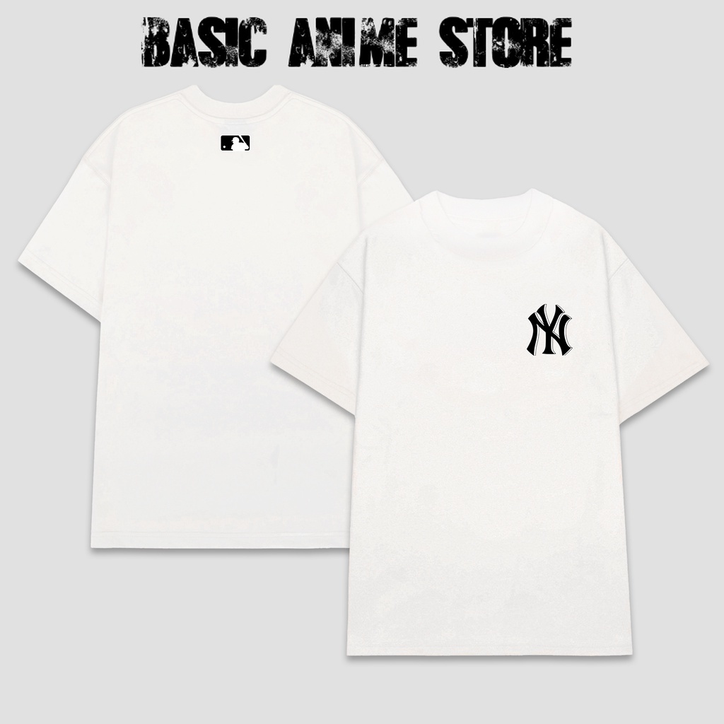 Áo thun MLB NY cổ tròn, áo phông tay lỡ nam nữ unisex, ZOEclothing