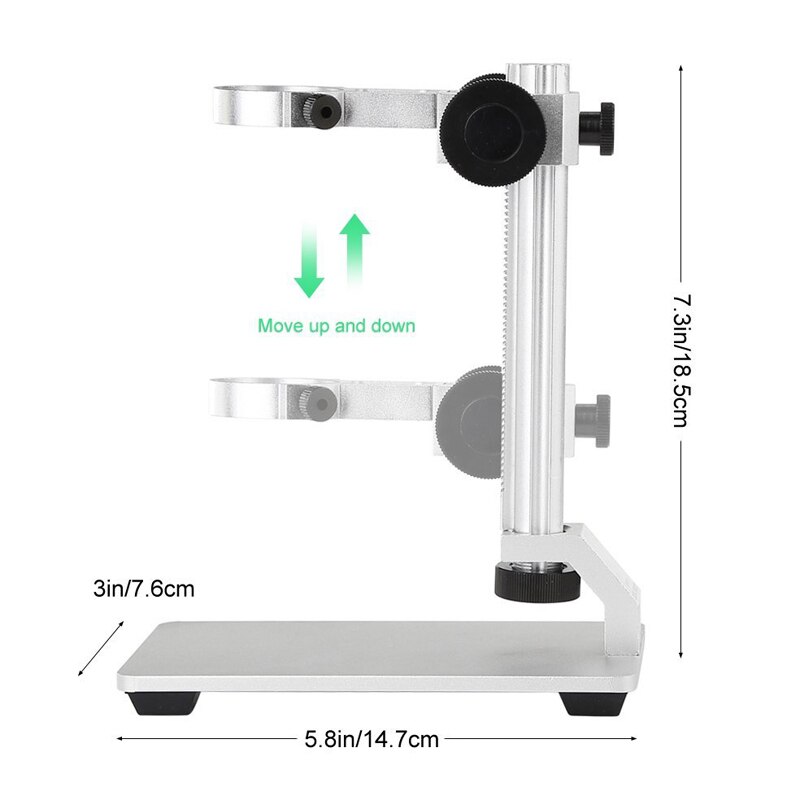 Portable Digital USB Electronic Microscope Stand Holder Bracket Mini Camera Table Stand Aluminum Alloy G600 For Repair Soldering