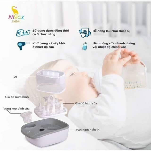 MB 027. NHIỆT ẨM KẾ TRONG NHÀ MOAZ BÉBÉ