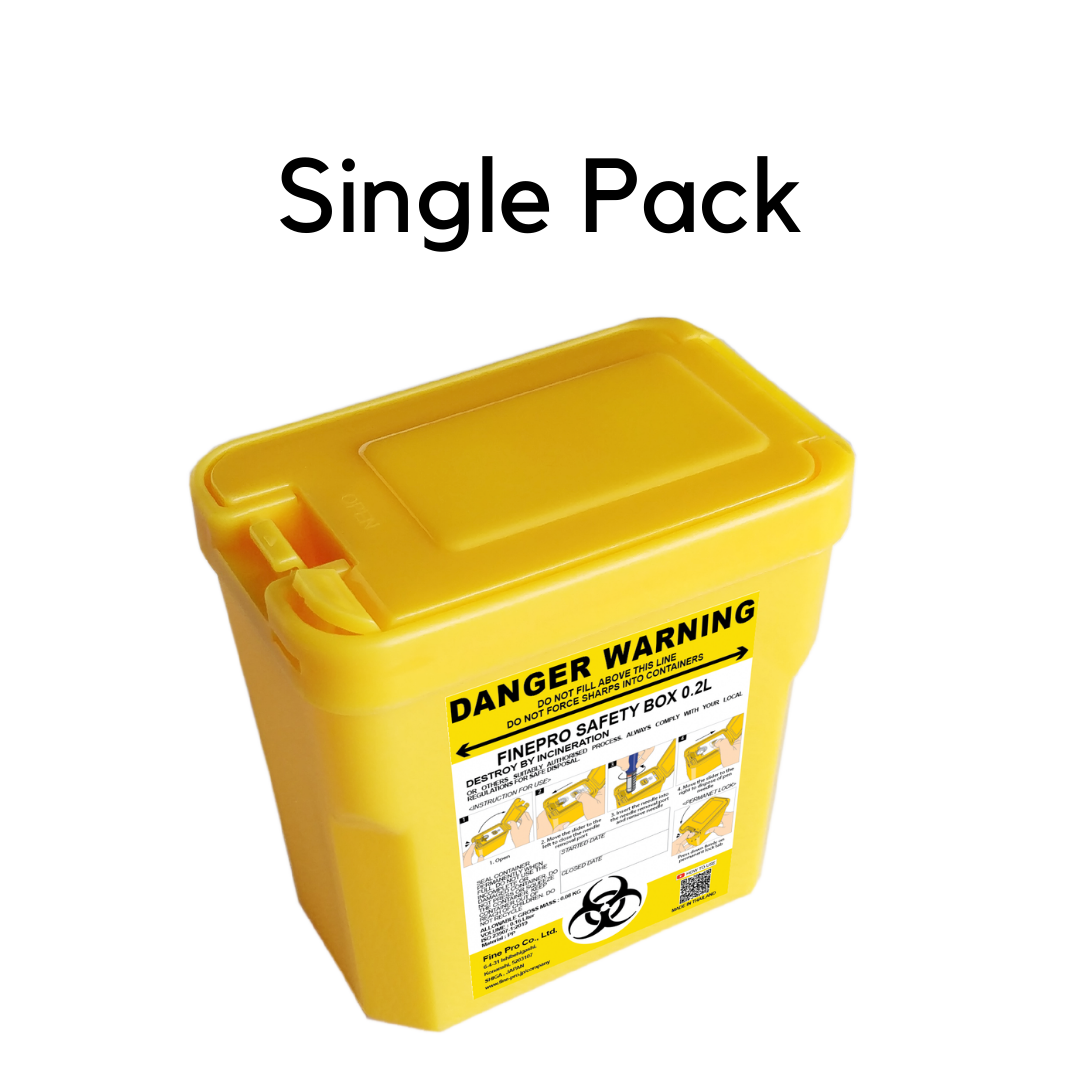 Sharps Disposal Container for Needles, Impact and Puncture Proof