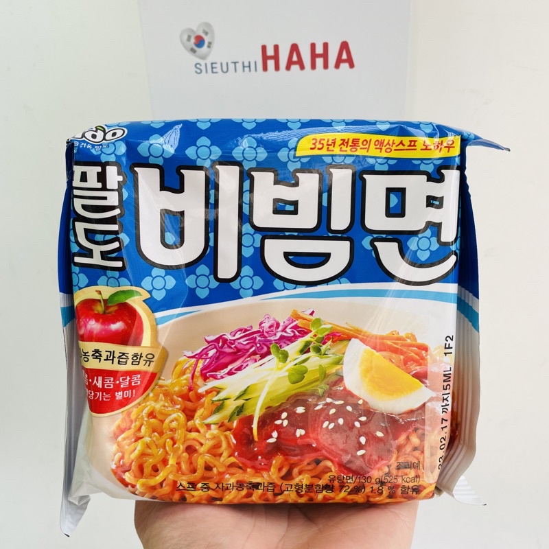 Mì trộn hàn quốc Paldo bán chạy #1 mì khô 130g