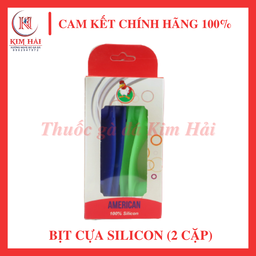 Bịt cựa cao su Silicon cho gà đá.