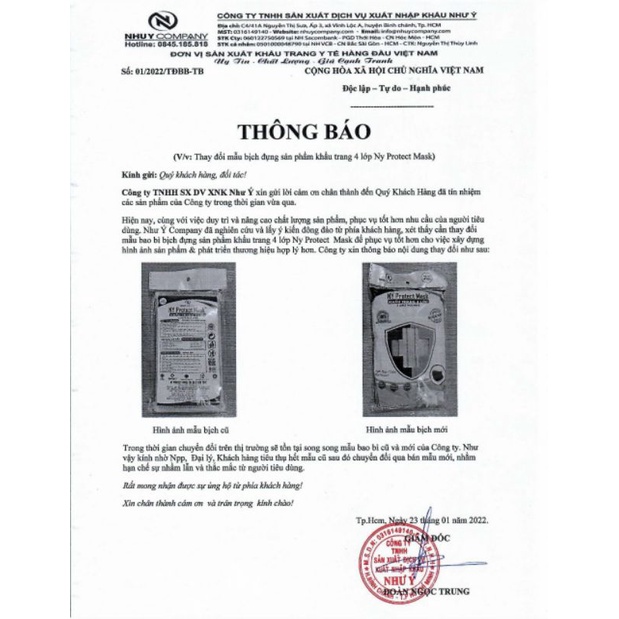 Khẩu trang y tế NHƯ Ý(hộp 50 cái)