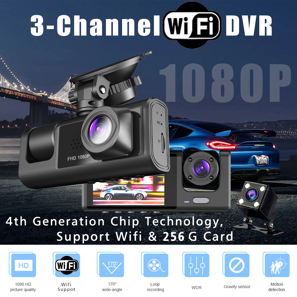 Wifi%203%20Channel%20Dash%20Cam%20Three%20Way%20Car%20DVR%20Inside%20Vehicle%20Camera%20DVRs%20Recorder%20HD%201080P%20Video%20Mini%20Registrator%20Dashcam%20Camcorder%20-%20Image%202