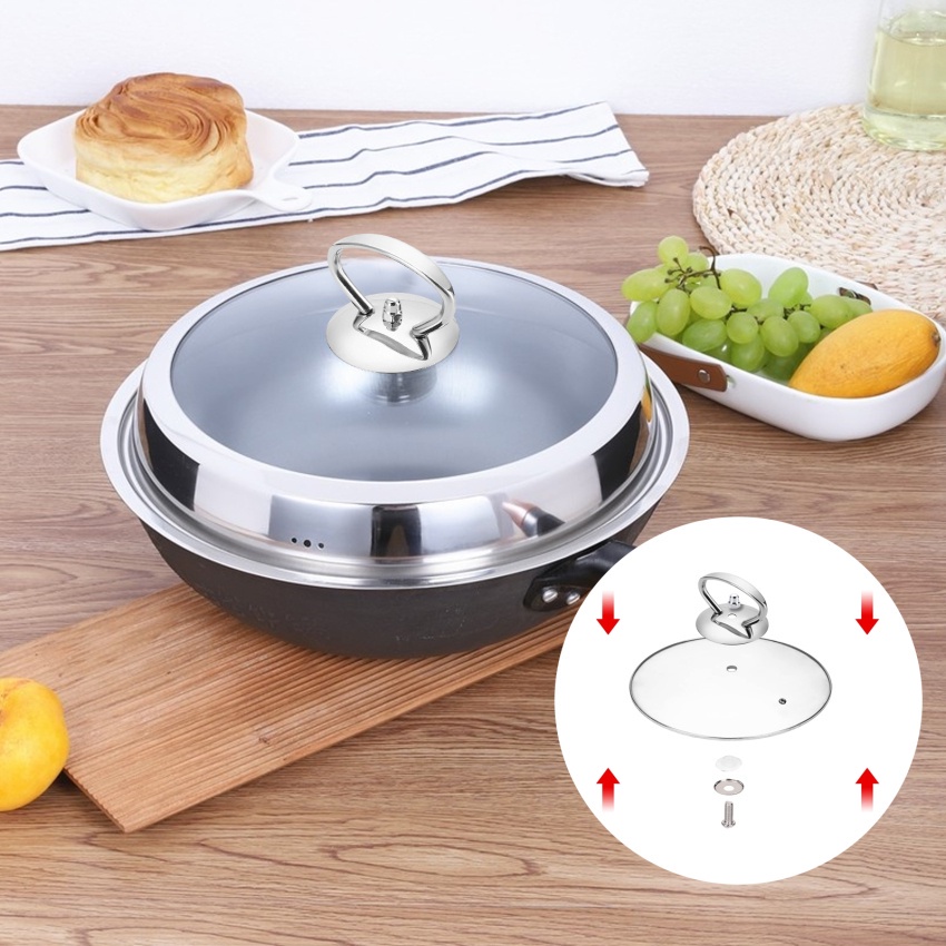 NÚM VUNG INOX CAO CẤP (NÚM THAY THẾ) NÚM VUNG XOONG NỒI
