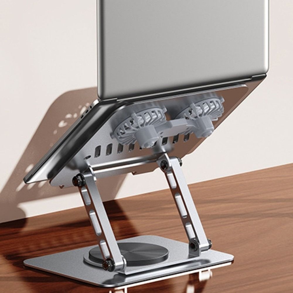 360 ° Rotatable Cooling Fan Laptop Bracket Adjustable Heat Dissipation ...