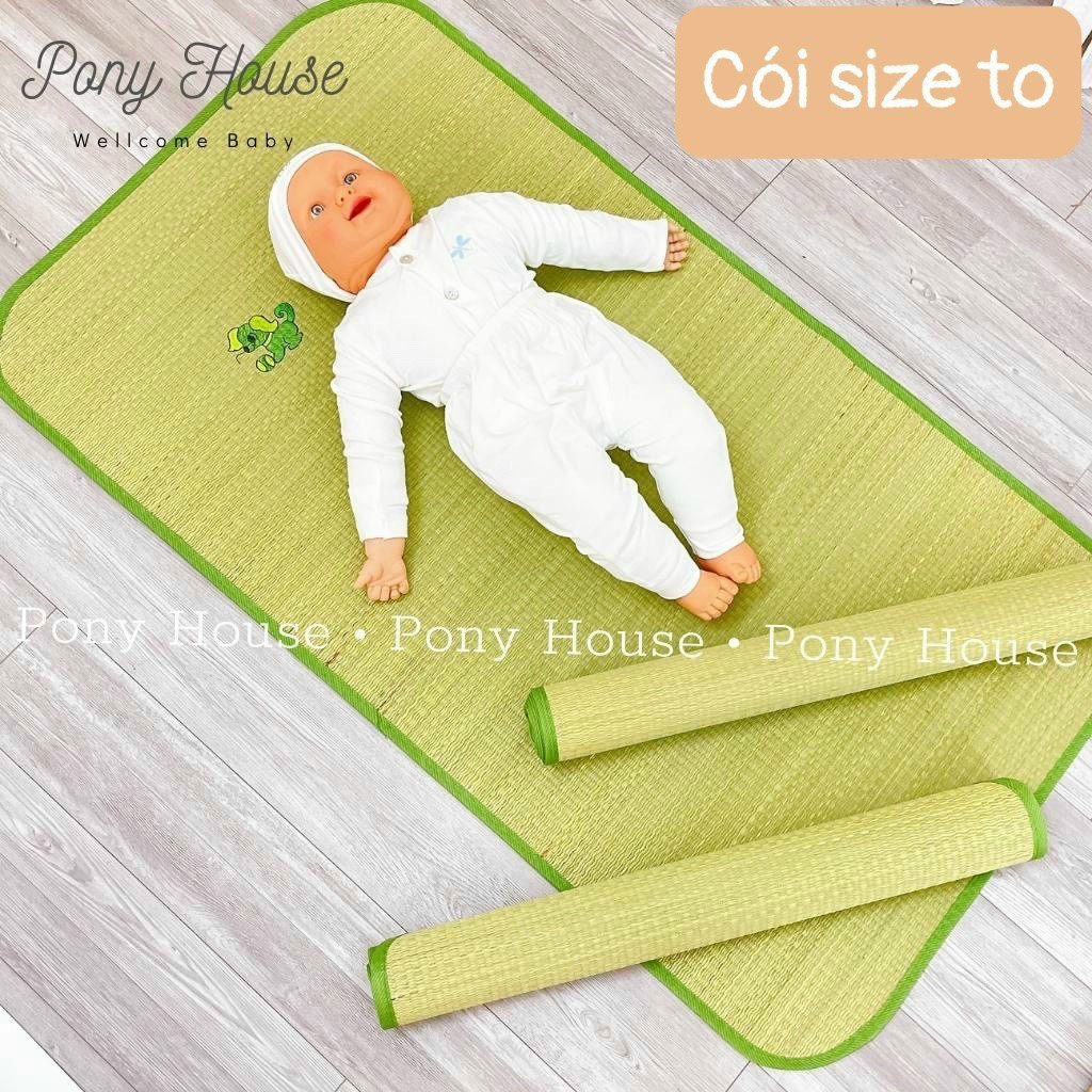 Chiếu cói, chiếu cỏ 2 size lớn nhỏ cho bé