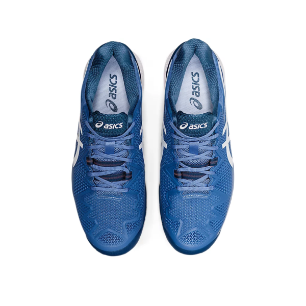[Chính Hãng] Giày Tennis Asics Gel Resolution 8 Clay-Blue Harmony/White