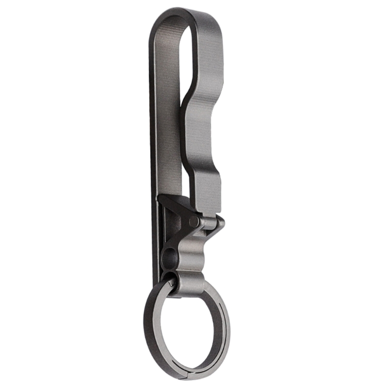 Belt Loop Keychain,Titanium Belt Key Chain,Key Holder Belt Clip with Key Ring