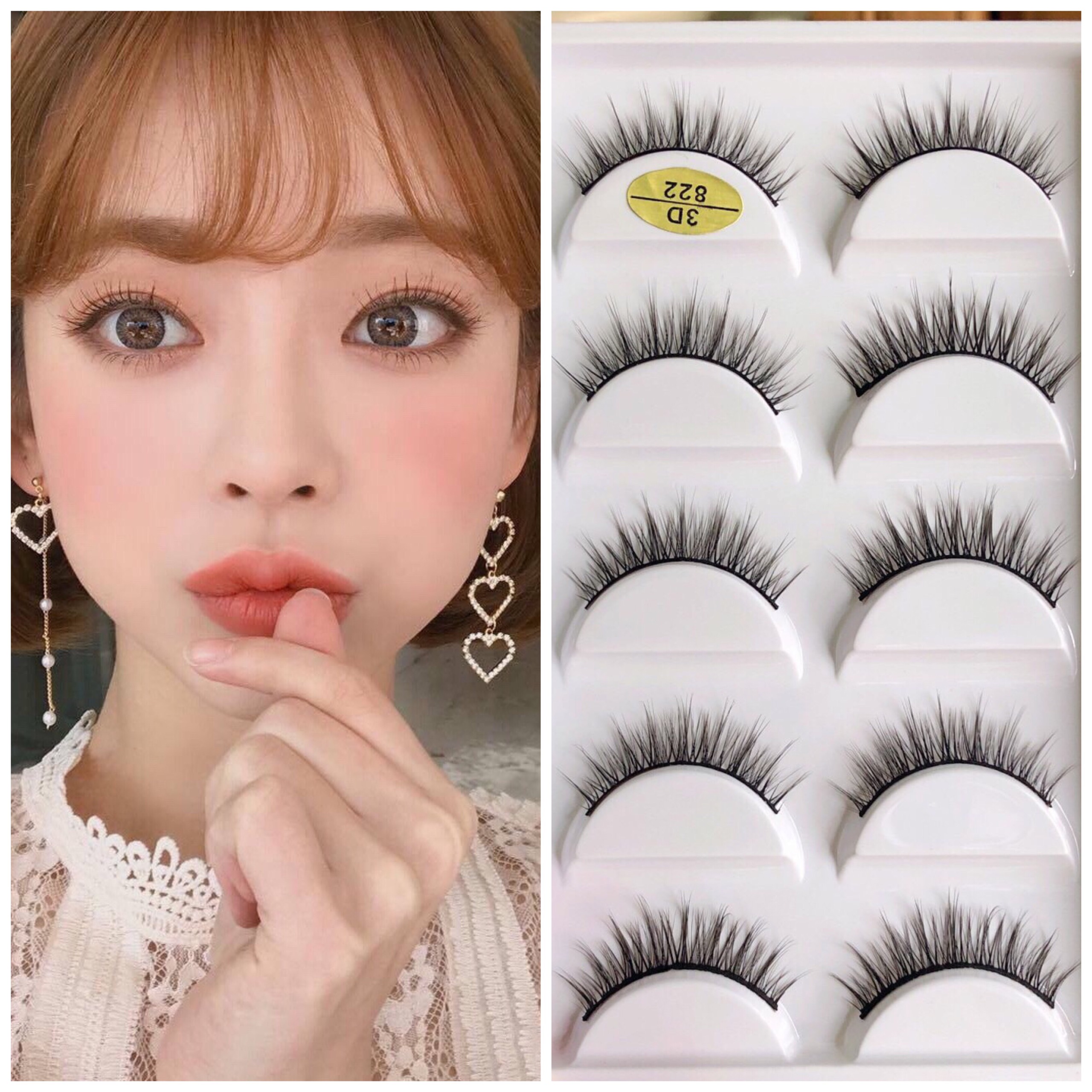Lông Mi Giả 3D ( 5 Cặp / Hộp ) Nhiều Mã