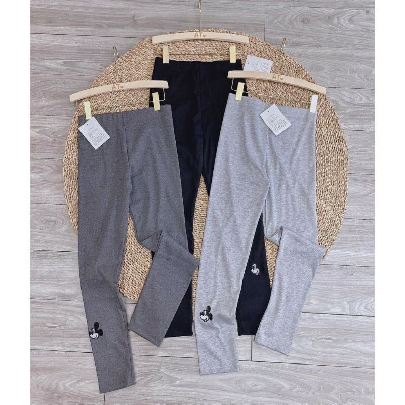 QUẦN LEGGING LEN TĂM MICKY (SIÊU CO DÃN)