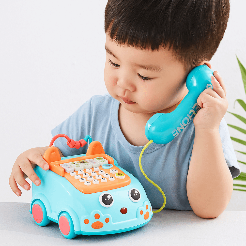 Cell Phone Toy ABS Baby Phone Toy Music Voice Simulation Baby Piano ...
