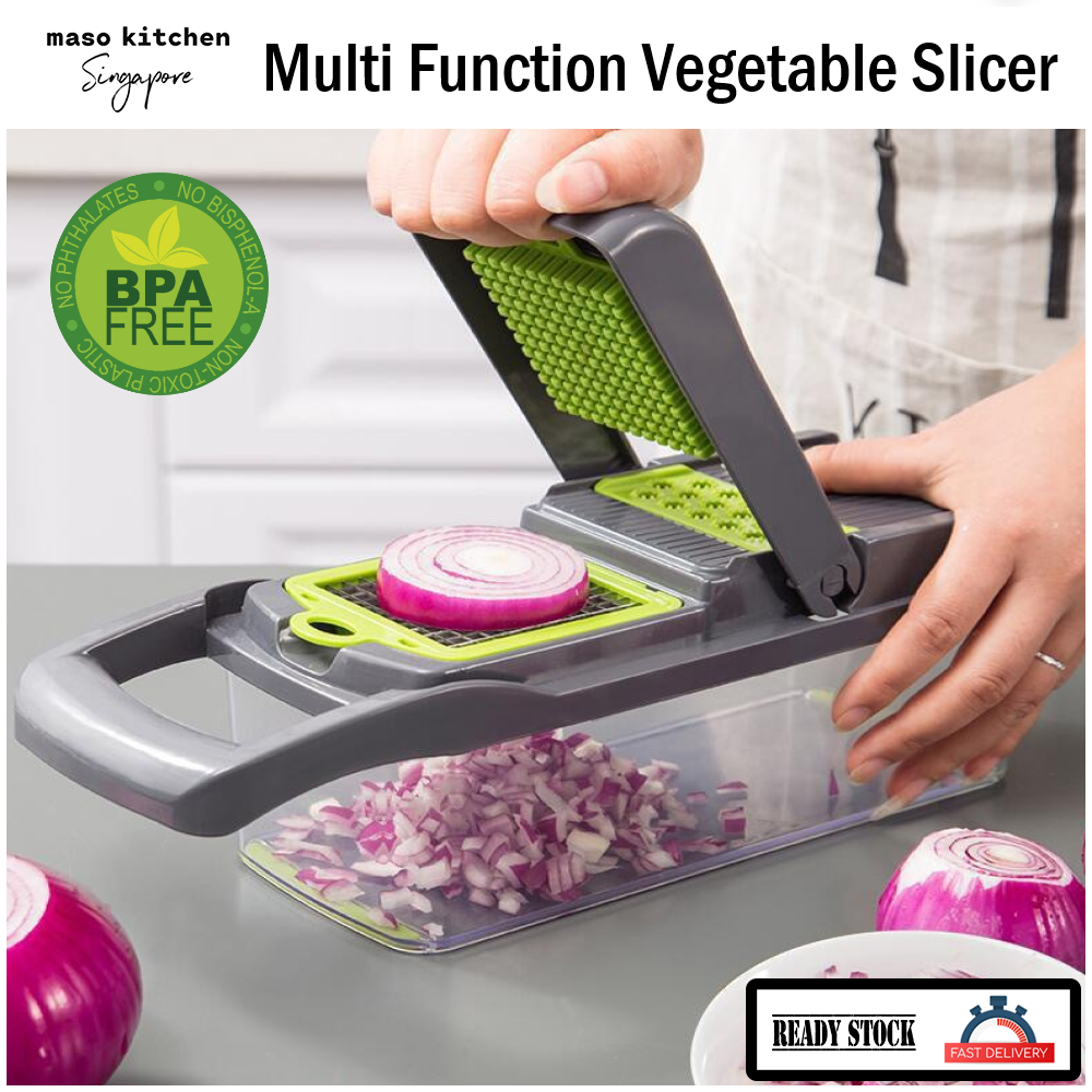Vegetable Chopper Mandoline Slicer Cutter Chopper and Grater 11 in 1