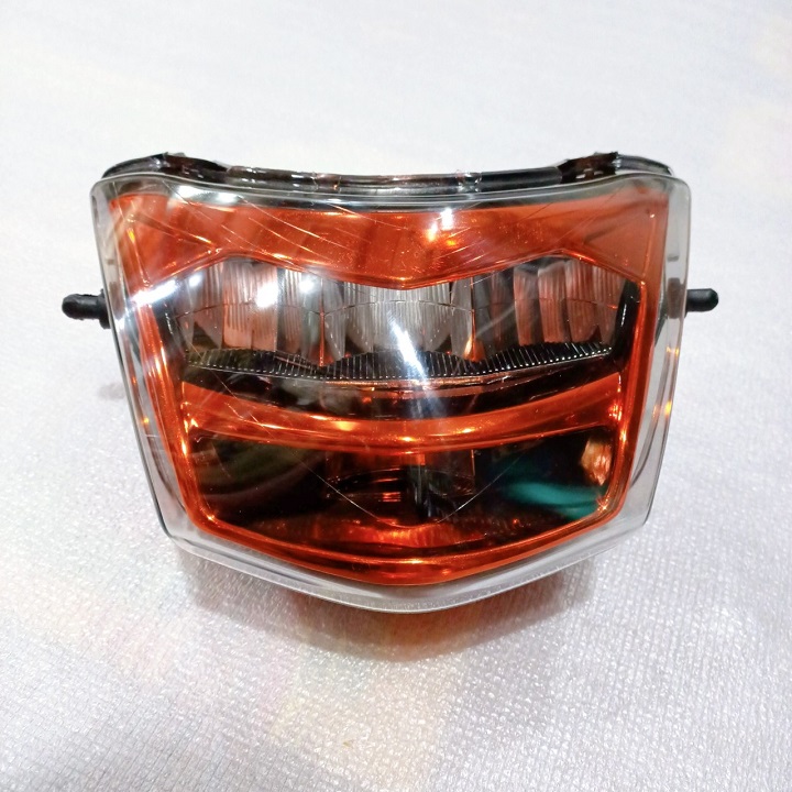 Pha đèn 2 tầng màu cam cực chất cho xe wave rs, s100, wave a 50cc -100cc -110cc và wave rsx 100 -lzd-g8592