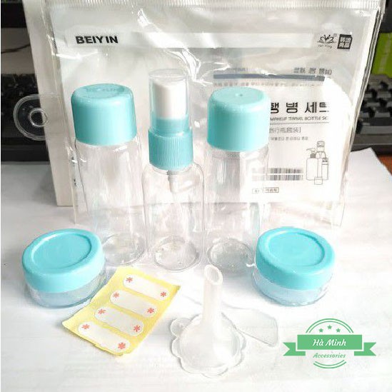 Bộ chiết mỹ phẩm 7 chi tiết mini Hàn Quốc