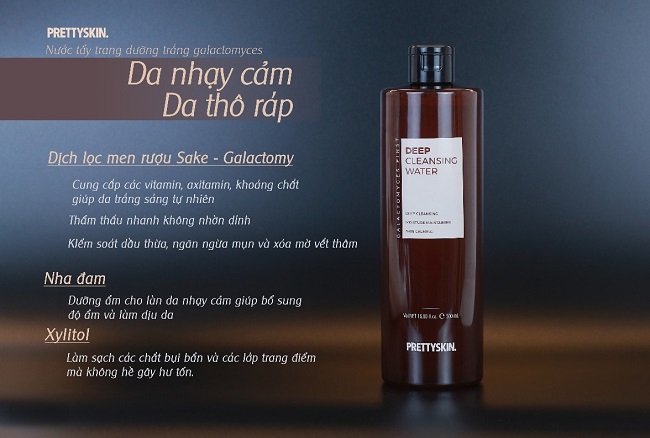 Nước tẩy trang Prettyskin