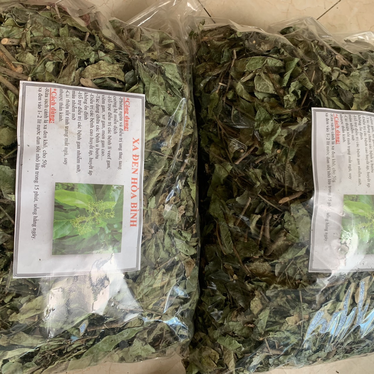 Cây xạ đen - Cây xạ đen Hòa Bình 1kg