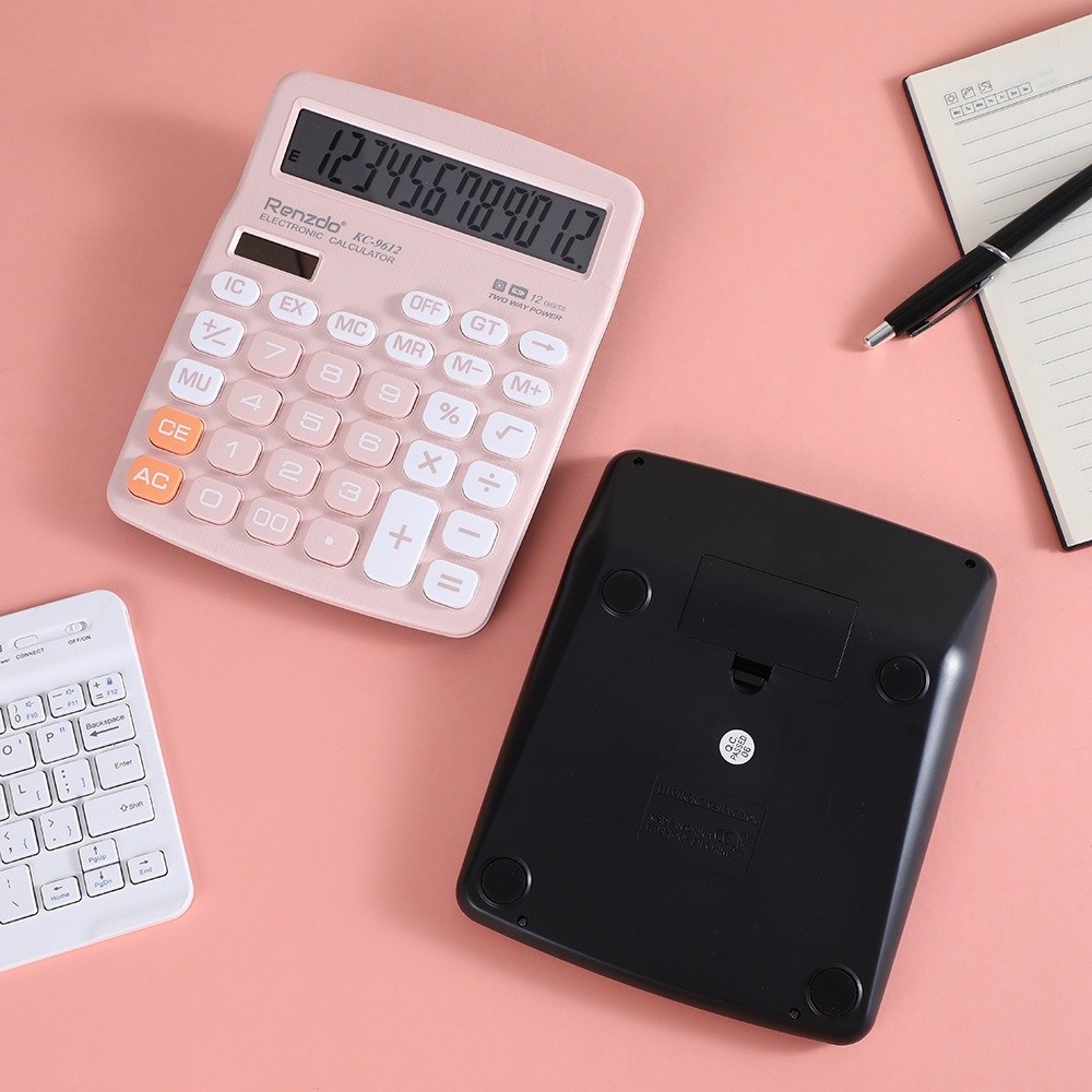 Finance 12 Digits Solar Calculator Accounting Tools Lightweight ...