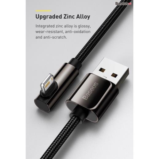Cáp sạc Baseus lightning Legend Series Elbow Fast Charging Data Cable USB to iP 2.4A(1m+2m)Cho IPhone/IPad/Dây Cáp Game