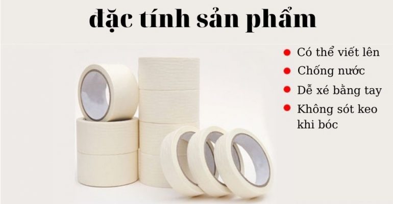 BĂNG DÍNH GIẤY KHỔ 2CM 1cm và 5cm
