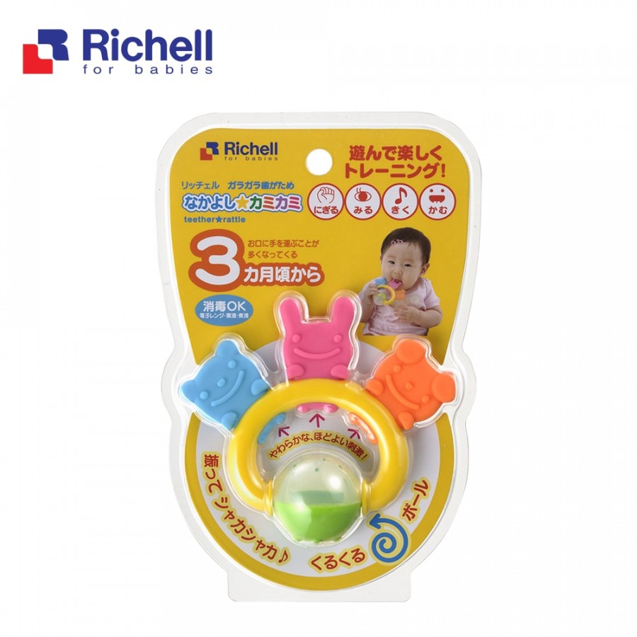 [HCM]Xúc xắc gặm nướu 3 người bạn Richell