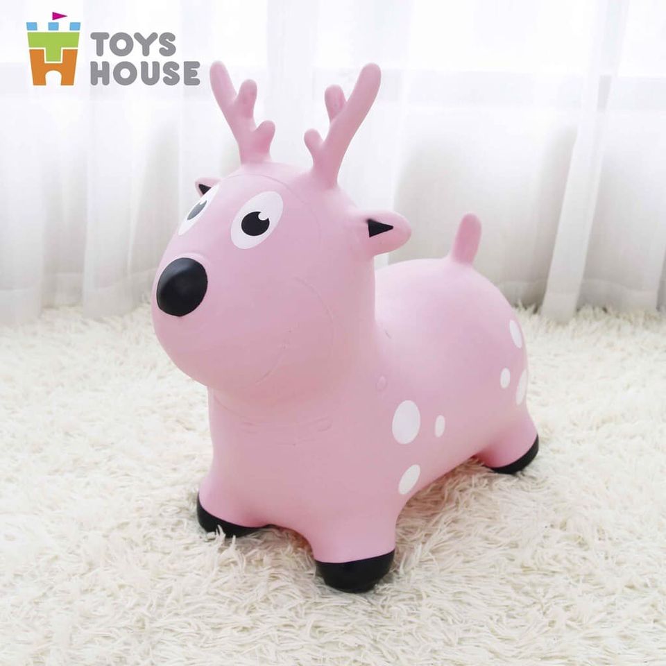Thú nhún trẻ em cao cấp Toyshouse( có kèm bơm và hộp)