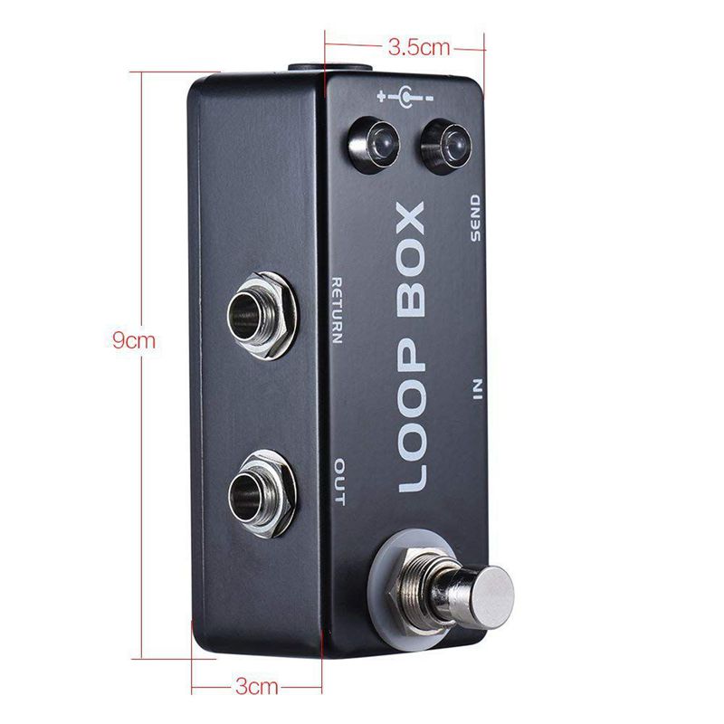 Mini Guitar Effect Pedal Loop Box Switcher Channel Selection True Bypass