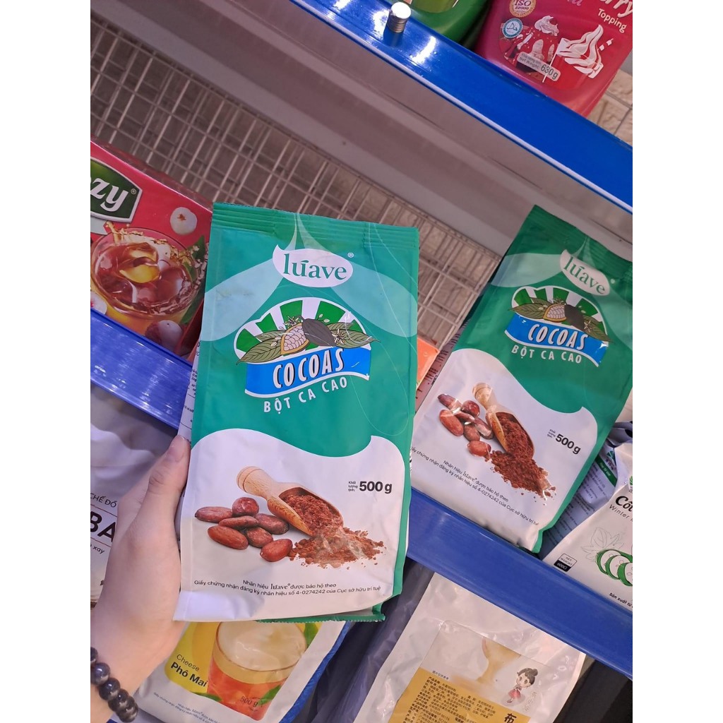 Bột Ca cao Luave Nguyên Chất Gói 500gr/ Cocoas Luave 500Gr