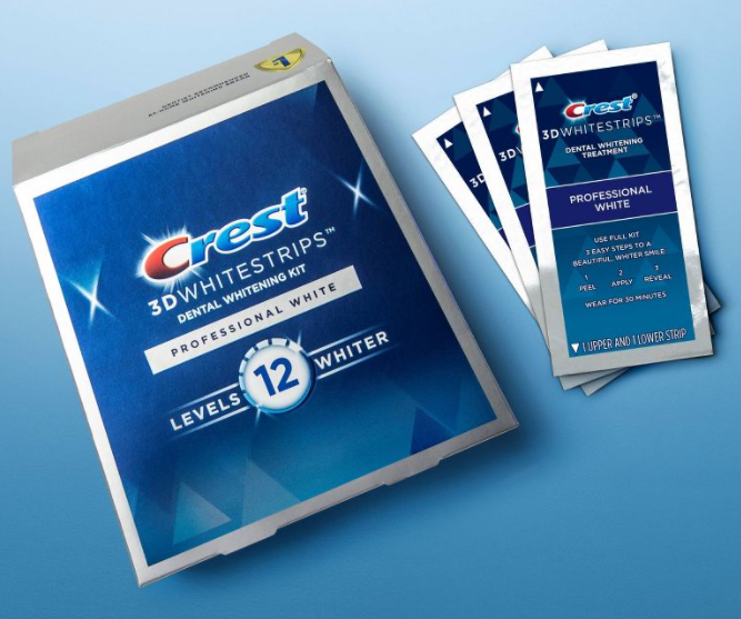 Lẻ Miếng dán trắng răng Crest 3D Professional - Giúp trắng răng vượt trội