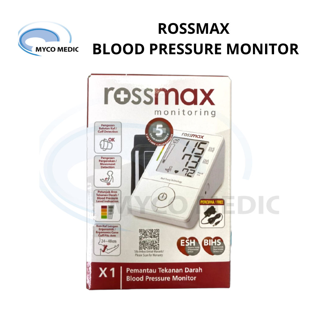 Rossmax Automatic Blood Pressure Monitor X1 Lazada